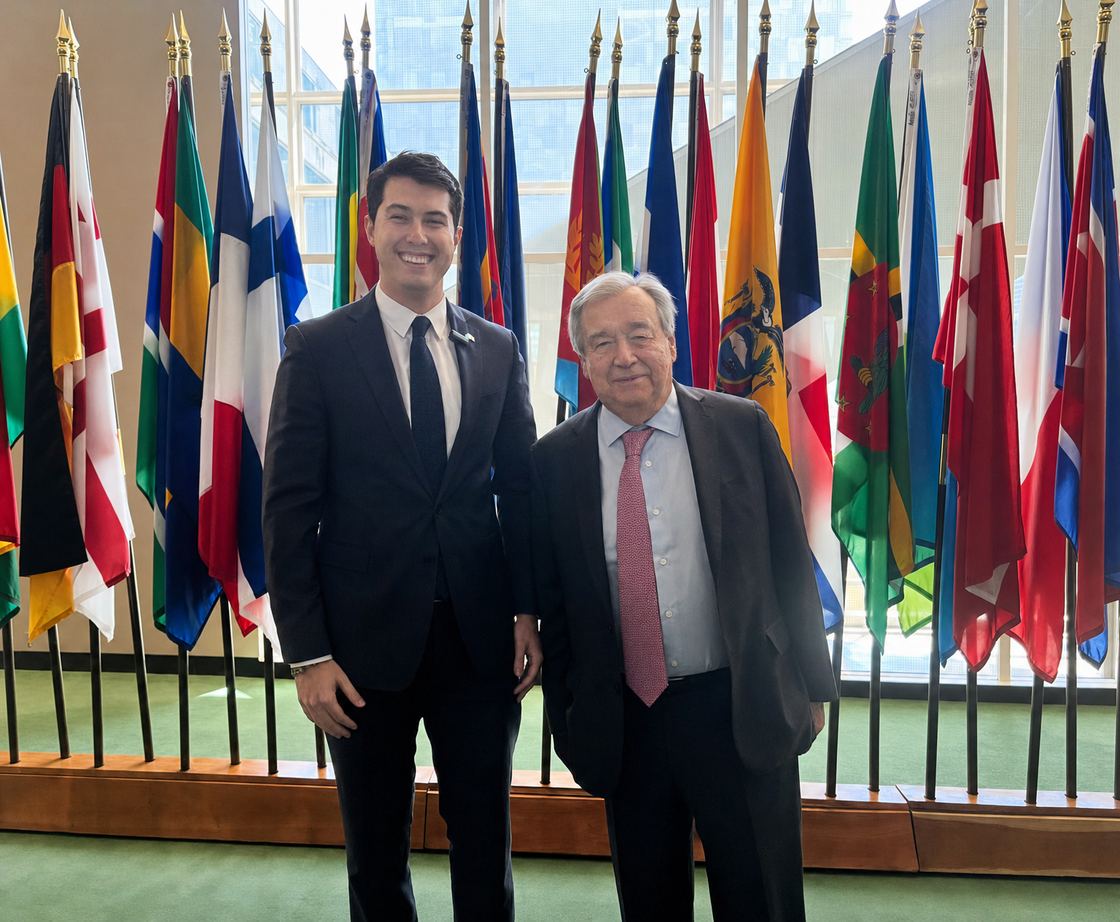 Daniel del Valle Blanco con António Guterres