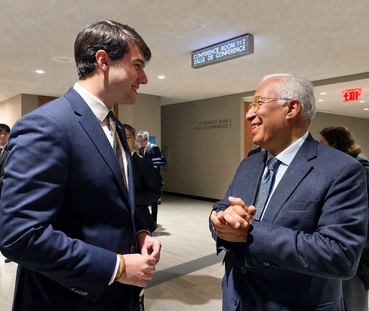 Daniel del Valle Blanco con António Costa, 2024