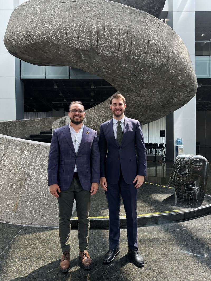 Daniel del Valle Blanco en un encuentro con ONU-Hábitat, 2024